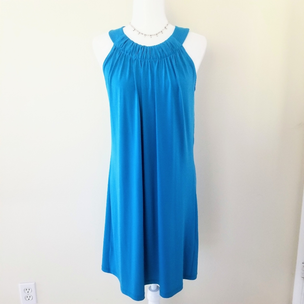 Calvin Klein- Blue Halter Top, Size 10 Dress